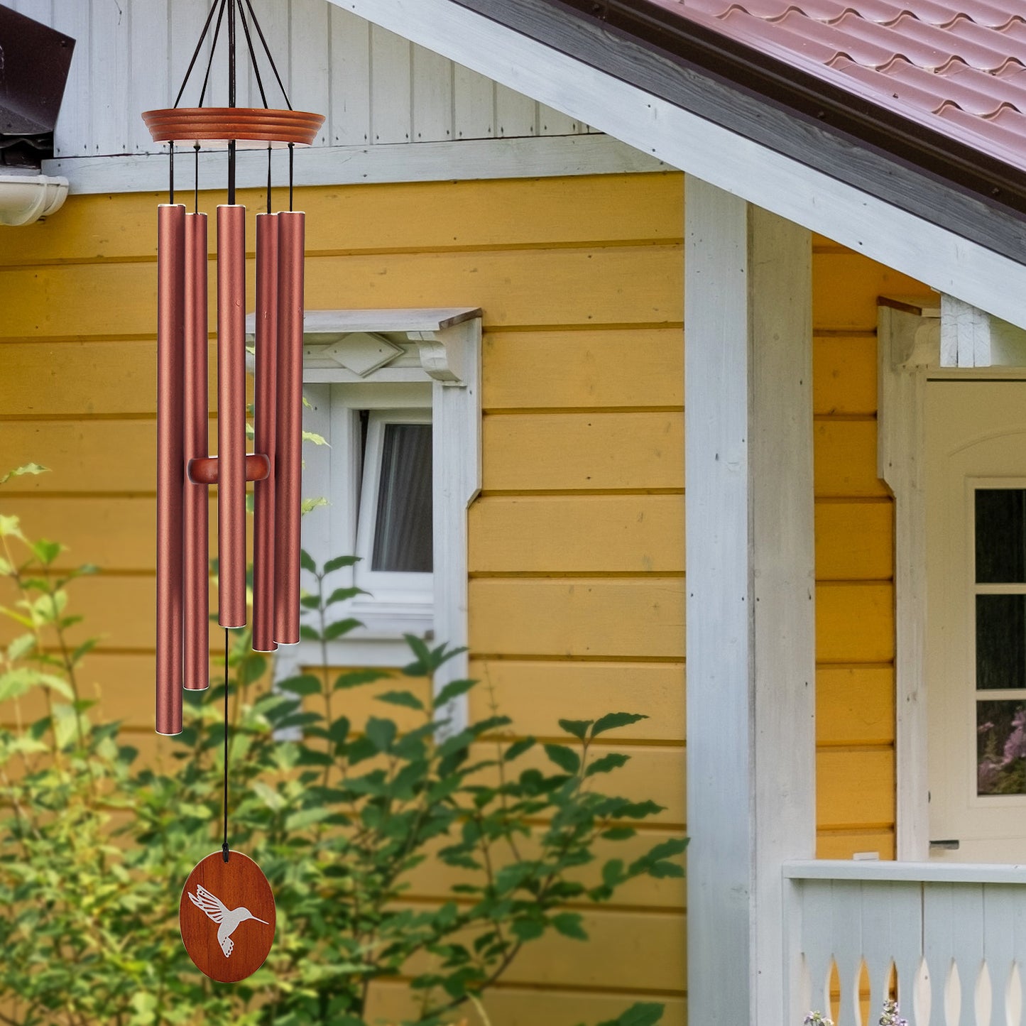 Hummingbird Wind Chimes for Outside, Windchimes Outdoor Tuned Soothing Melody, Memorial Wind Chimes Hummingbird Gifts for Mom/Grandma,Wind Chimes Outdoor Decoration, Patio, Garden, Yard