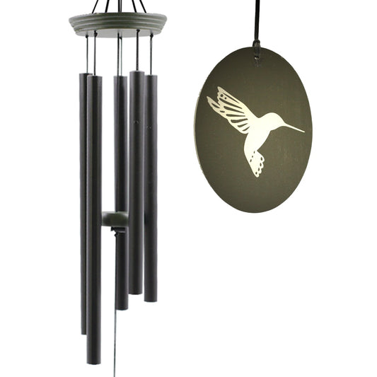 Hummingbird Wind Chimes for Outside, Windchimes Outdoor Tuned Soothing Melody, Memorial Wind Chimes Hummingbird Gifts for Mom/Grandma,Wind Chimes Outdoor Decoration, Patio, Garden, Yard