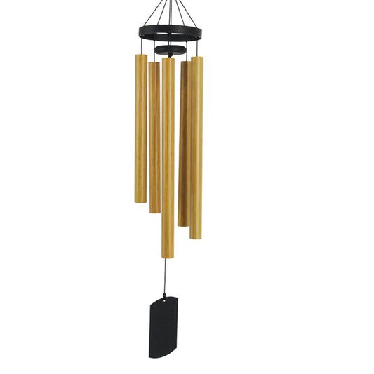 Premium 42 Inch Deep Tone Wind Chimes with 5 Tuned Tubes - Elegant Memorial Chime for Mom, Perfect Housewarming Home,Patio,Garden Decor