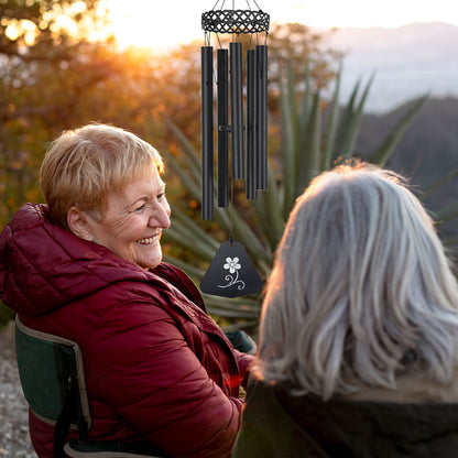 30-Inch Sympathy Wind Chimes for Outside, Unique Memorial Chimes for Loss of Loved One